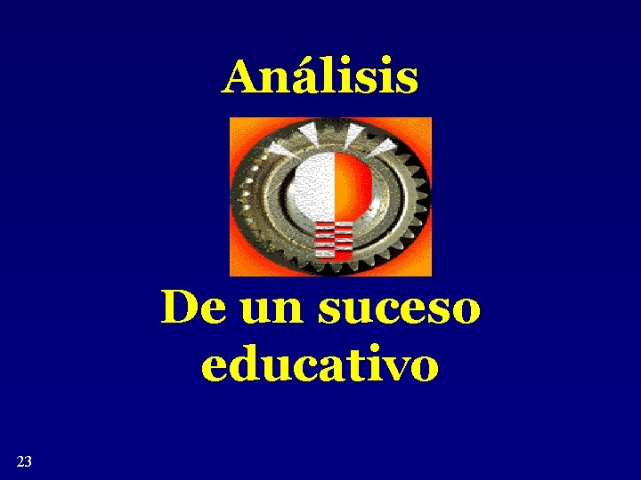 Análisis De un suceso educativo 23 