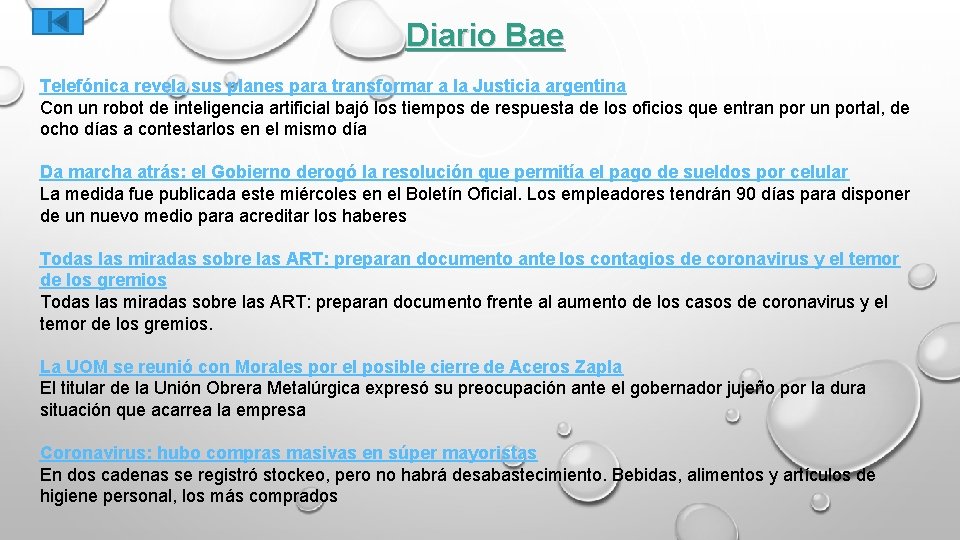 Diario Bae Telefónica revela sus planes para transformar a la Justicia argentina Con un