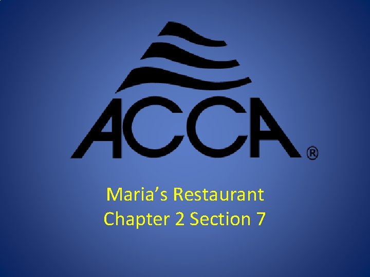 Maria’s Restaurant Chapter 2 Section 7 