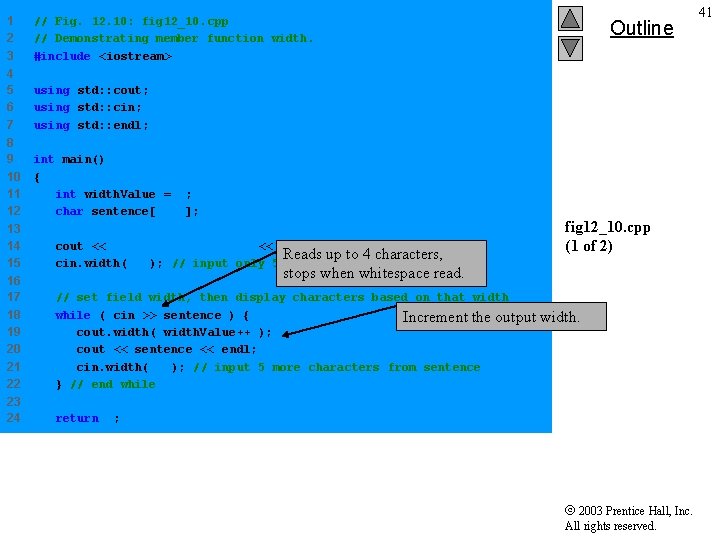 1 2 3 // Fig. 12. 10: fig 12_10. cpp // Demonstrating member function