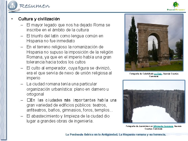  • Cultura y civilización – El mayor legado que nos ha dejado Roma