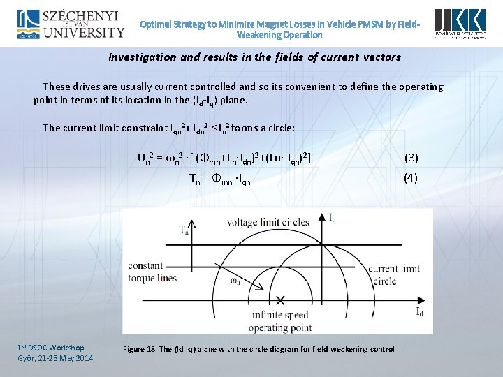Optimal Strategy to Minimize Magnet Losses In Vehicle PMSM by Field. Weakening Operation Investigation