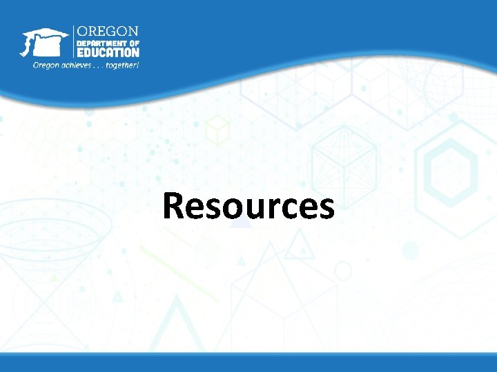 Resources 