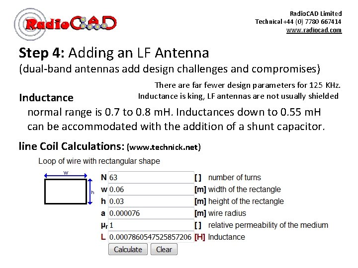 Radio. CAD Limited Technical +44 (0) 7780 667414 www. radiocad. com Step 4: Adding