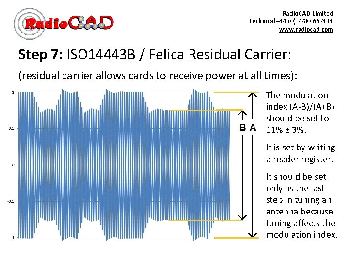 Radio. CAD Limited Technical +44 (0) 7780 667414 www. radiocad. com Step 7: ISO