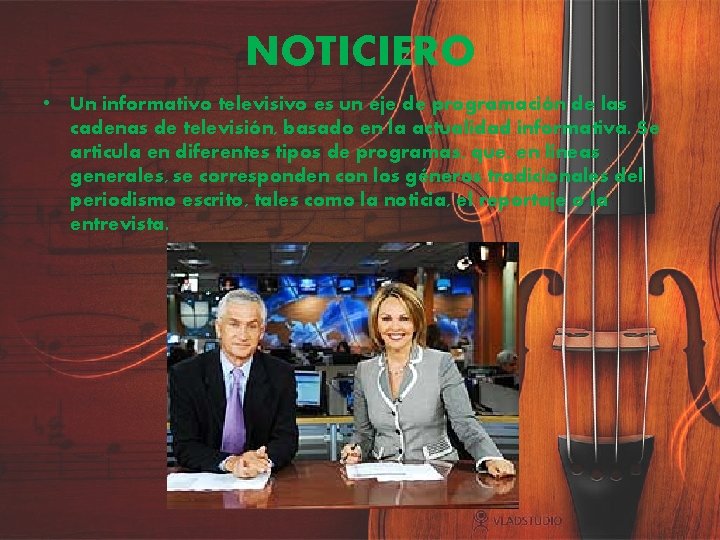 NOTICIERO • Un informativo televisivo es un eje de programación de las cadenas de