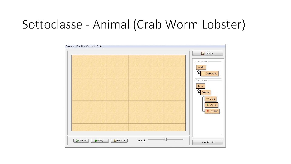 Sottoclasse - Animal (Crab Worm Lobster) 