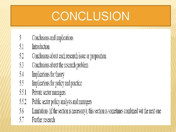 CONCLUSION 