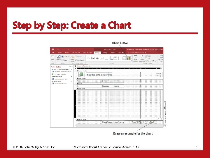 Step by Step: Create a Chart © 2016, John Wiley & Sons, Inc. Microsoft Step by Step: Create a Chart © 2016, John Wiley & Sons, Inc. Microsoft