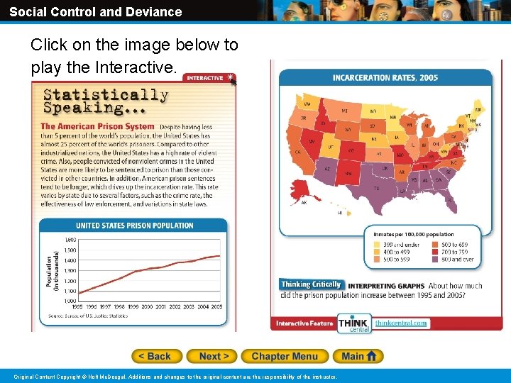 Social Control and Deviance Click on the image below to play the Interactive. Original