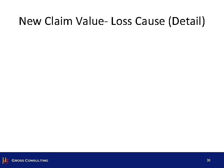 New Claim Value- Loss Cause (Detail) 38 