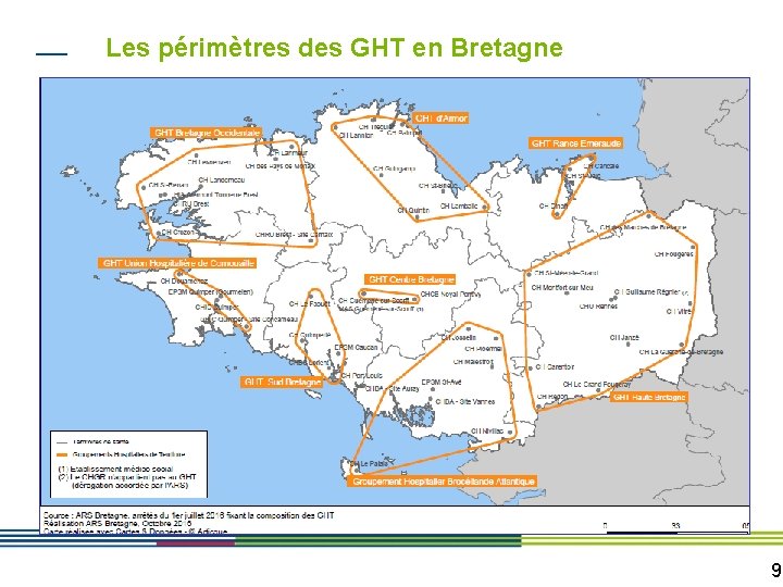 Les périmètres des GHT en Bretagne 9 