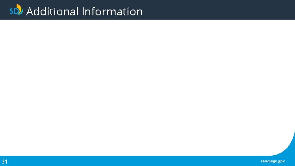 Additional Information Traffic Control Plan: 21 Additional Information Traffic Control Plan: 21