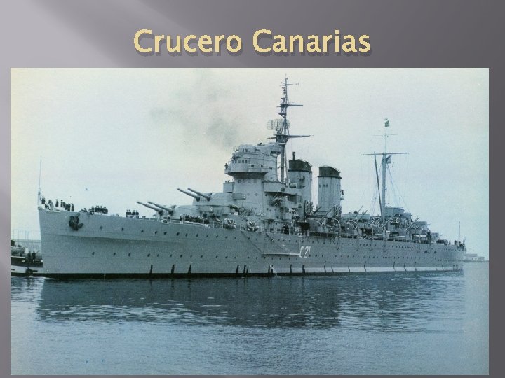 Crucero Canarias 