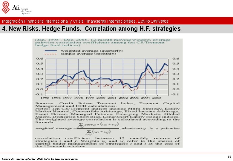 Integración Financiera Internacional y Crisis Financieras Internacionales. Emilio Ontiveros 4. New Risks. Hedge Funds.