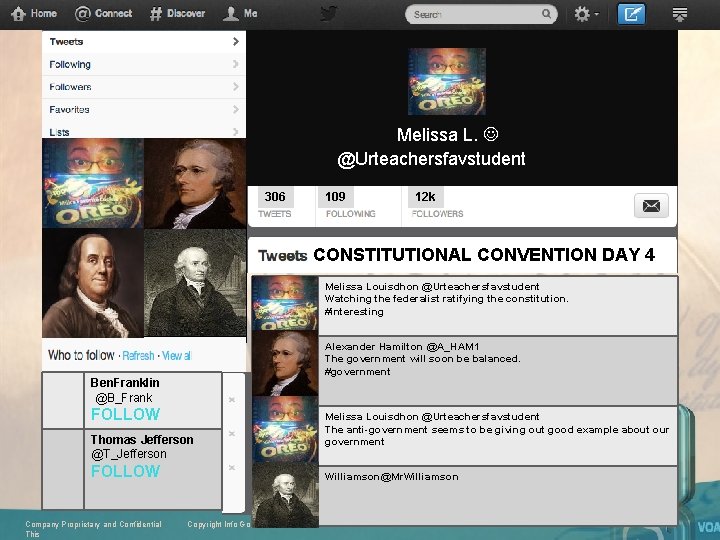 5 Melissa L. @Urteachersfavstudent 306 109 12 k CONSTITUTIONAL CONVENTION DAY 4 Melissa Louisdhon