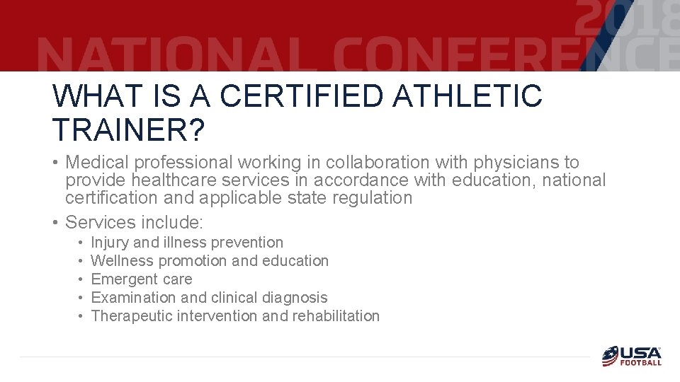 BUILDING POSITIVE RELATIONSHIPS WITH CERTIFIED ATHLETIC TRAINERS KEYS