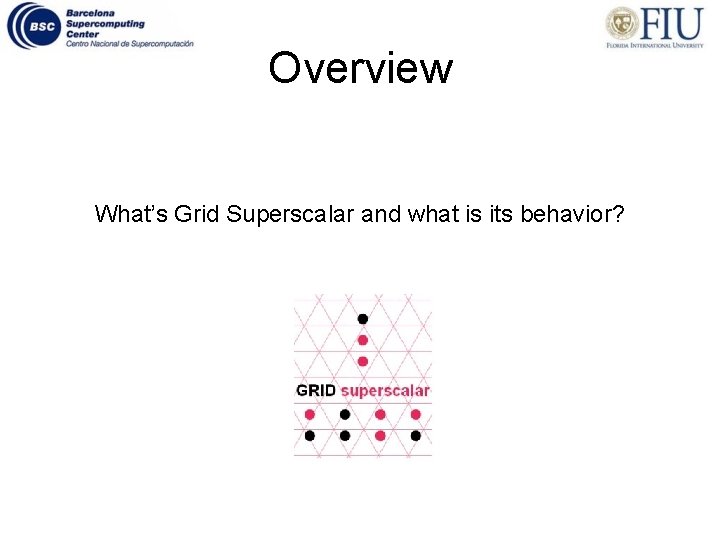 Overview What’s Grid Superscalar and what is its behavior? 