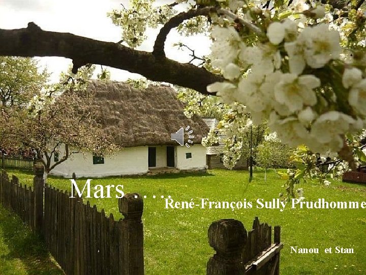 Mars …. . René-François Sully Prudhomme Nanou et Stan 