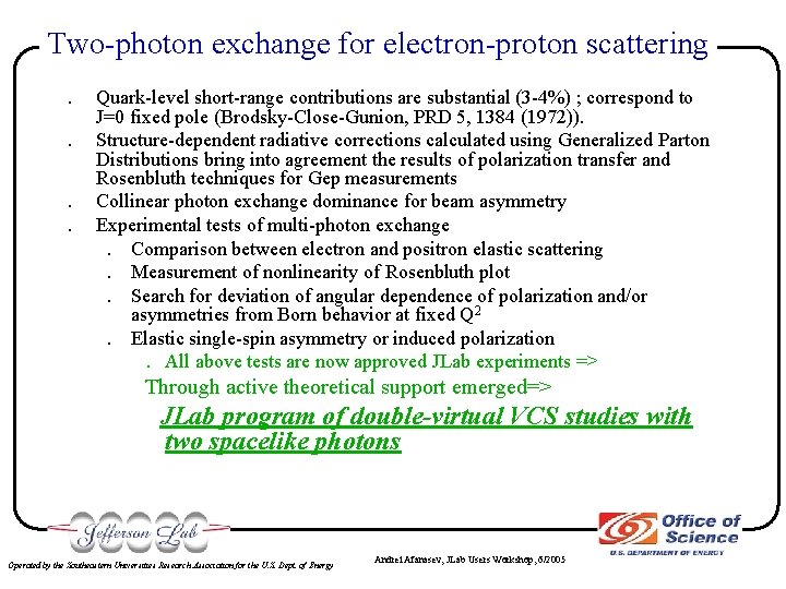 Two-photon exchange for electron-proton scattering. . Quark-level short-range contributions are substantial (3 -4%) ;