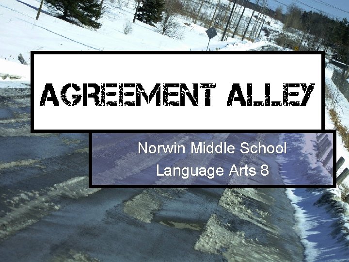 Norwin Middle School Language Arts 8 