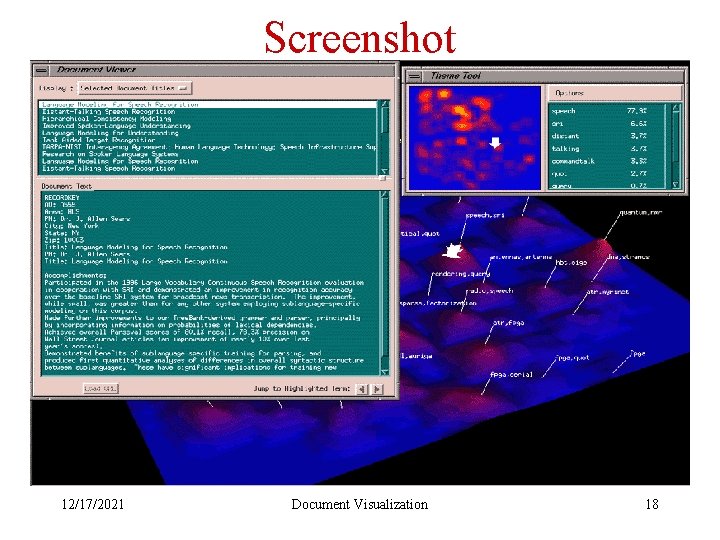 Screenshot 12/17/2021 Document Visualization 18 