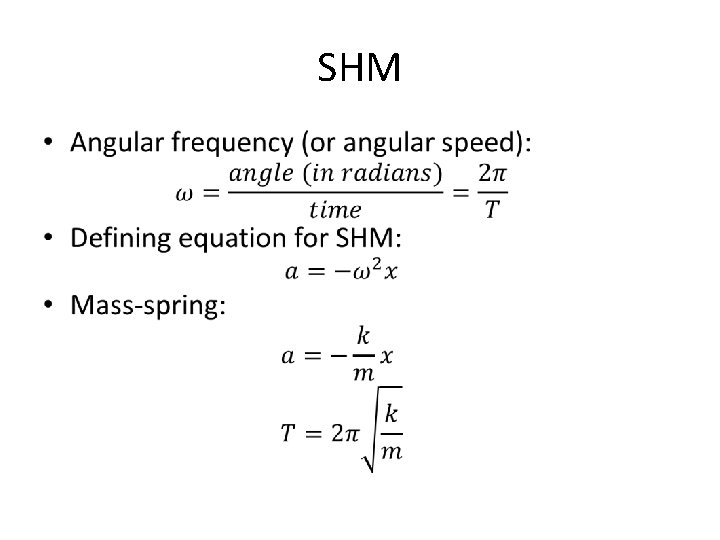 SHM • 