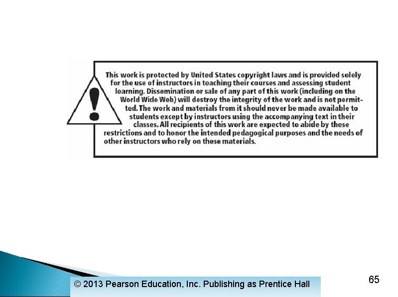 © 2013 Pearson Education, Inc. Prentice © 2009 Pearson Education, Inc. Publishing asas Prentice