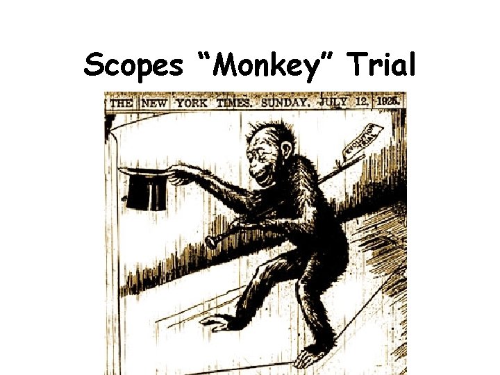 Scopes “Monkey” Trial 