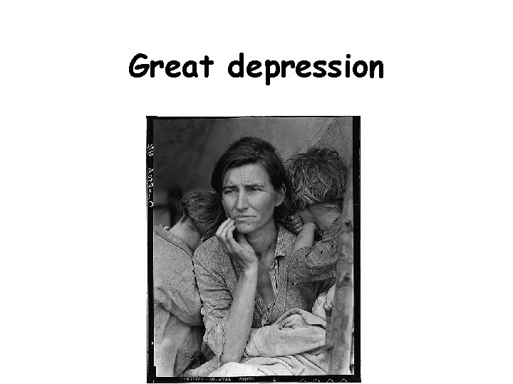 Great depression 