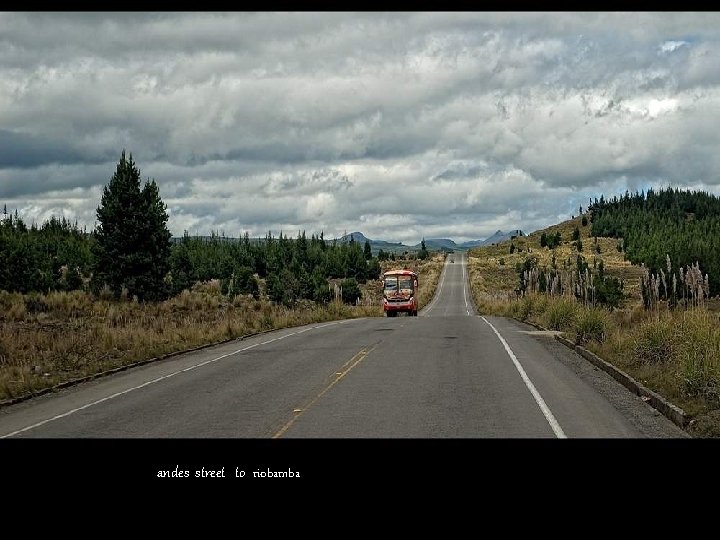 andes street to riobamba 