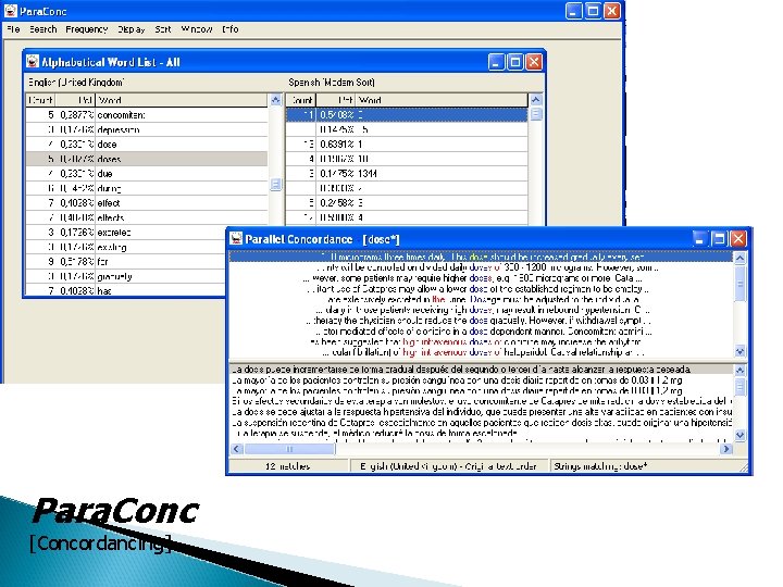 Para. Conc [Concordancing] 