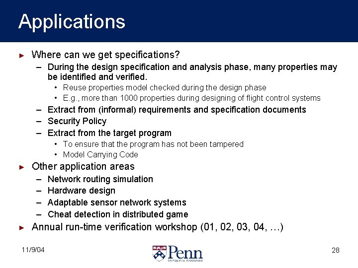 Bridging The Gap Between Specification And Implementation Insup