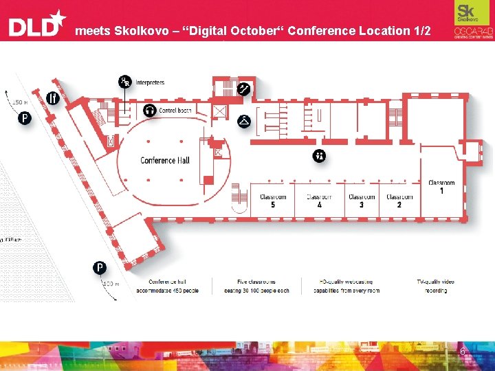 meets Skolkovo – “Digital October“ Conference Location 1/2 6 