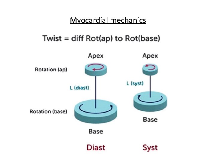 Myocardial mechanics 