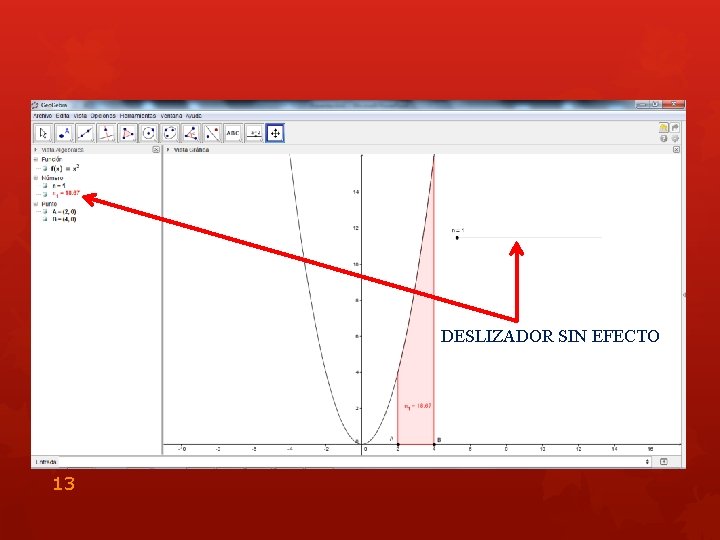 DESLIZADOR SIN EFECTO 13 