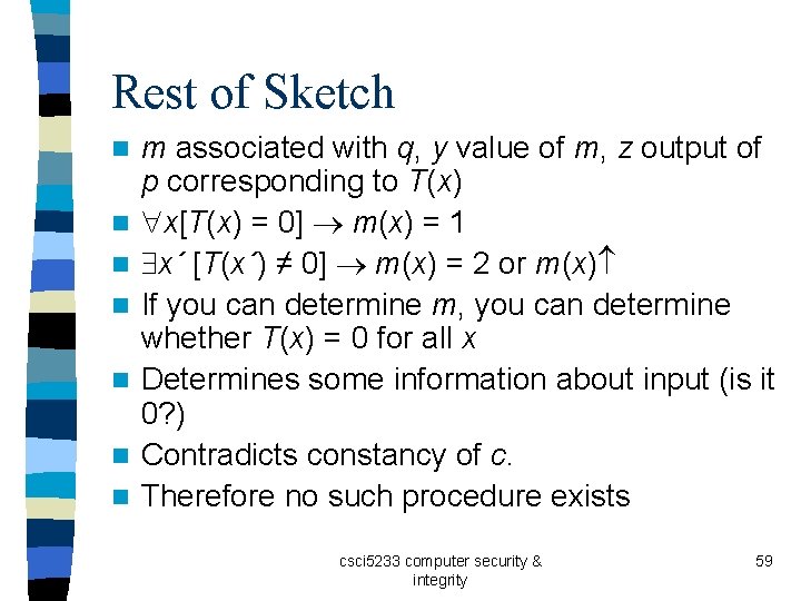 Rest of Sketch n n n n m associated with q, y value of