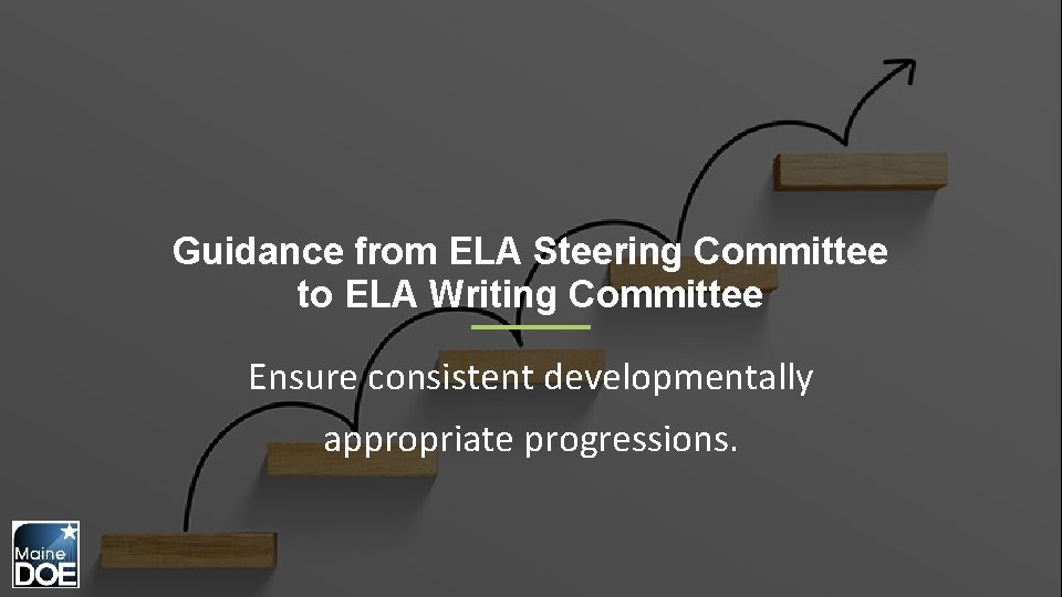 Writing Committee AT THE BEGINNING Exploring Maines Updated English Language