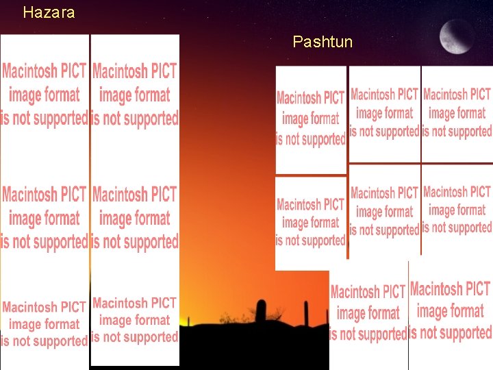 Hazara Pashtun 