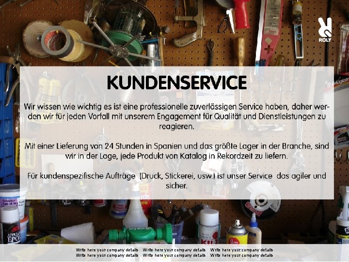 Write here your company details Write here your company details 