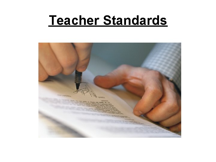 Teacher Standards 