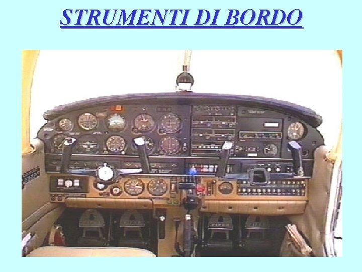 STRUMENTI DI BORDO 