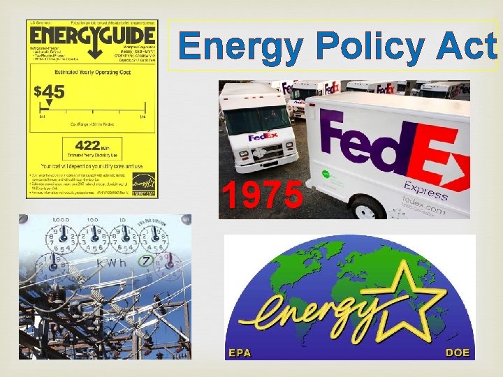 Energy Policy Act 1975 