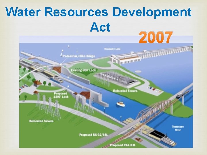 Water Resources Development Act 2007 