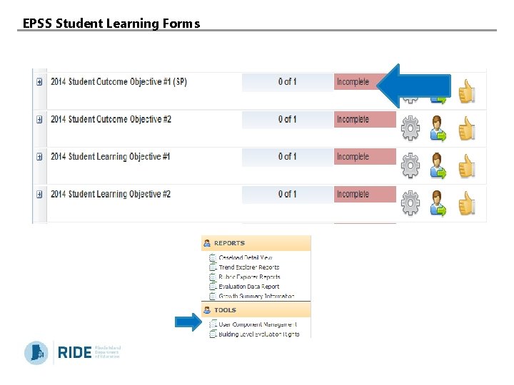 EPSS Student Learning Forms 