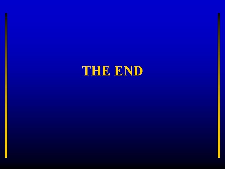 THE END 