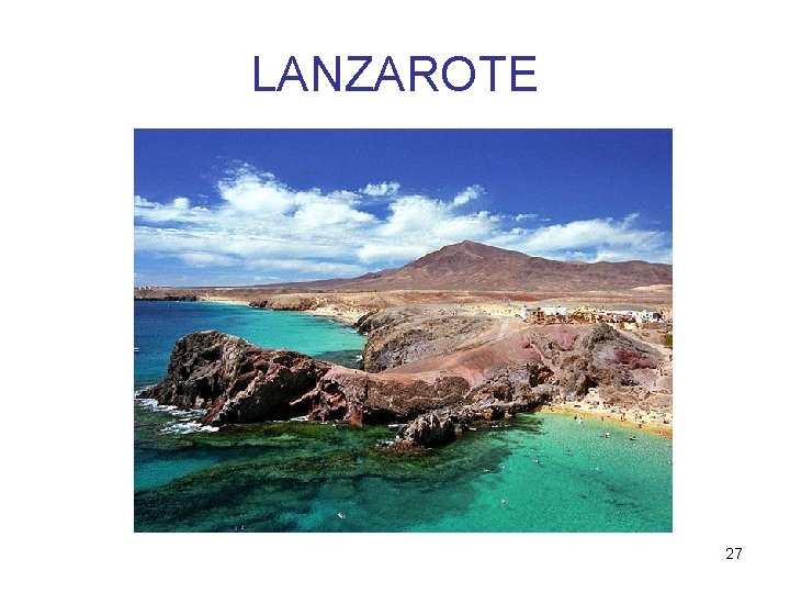 LANZAROTE 27 