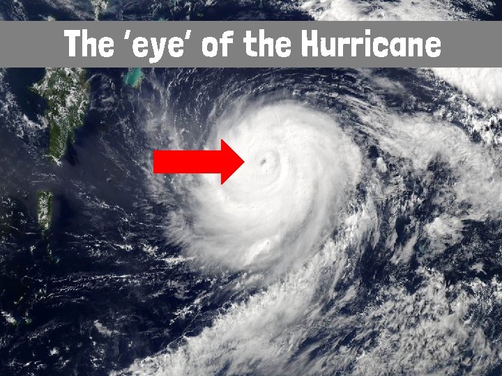The ‘eye’ of the Hurricane 