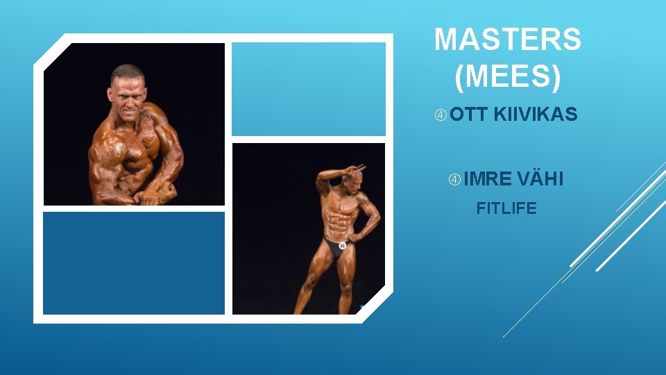 MASTERS (MEES) OTT KIIVIKAS IMRE VÄHI FITLIFE 