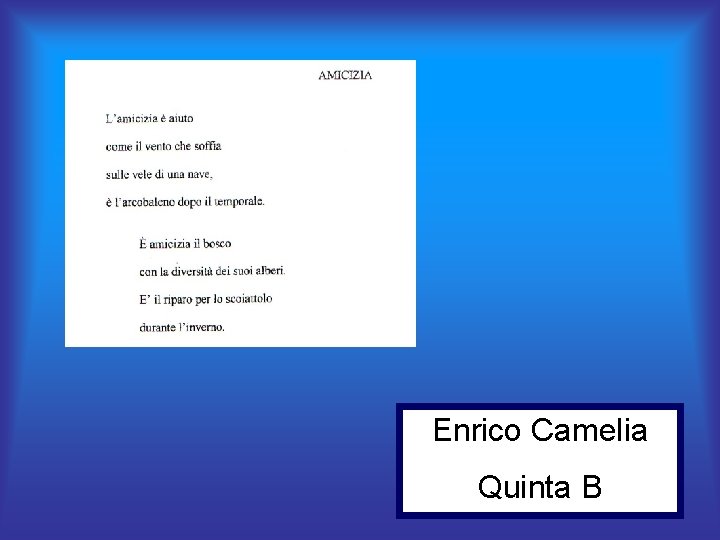 Enrico Camelia Quinta B 